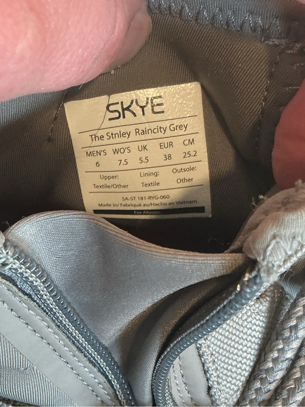Skye The Stnley Raincity Grey Unisex Boots M6/W7.5 - Picture 7 of 7